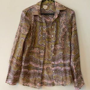 Women’s button down blouse